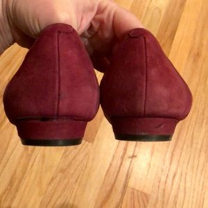 me too Shoes - Me Too suede flats burgundy Size 9 me too Shoes - Me Too suede flats burgundy Size 9